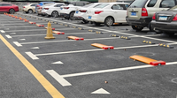 Barrières de bloc de stationnement automatique de véhicule bloqueur de serrure de stationnement épaissi pour barrière de contrôle de voiture serrure de stationnement intelligente
