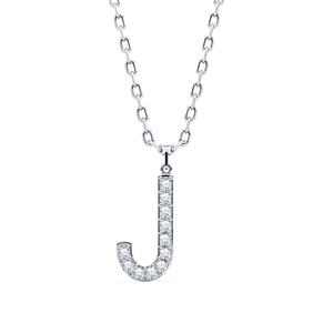 Colgante de Letra Mayúscula Personalizado al por Mayor con Diamante Cultivado en Laboratorio VVS VS EF en Plata de Ley 925 con Acabado en Oro - Product Image 3