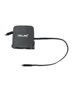 DYH-1707 Einseitig Ausziehbarer USB Mini-Stromkabel-Aufroller mit US-Stecker, Kunststoff, 1,2m Einziehbares USB-C-Kabel