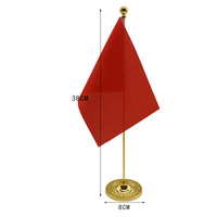 Drapeau de table d'entreprise avec base, support de drapeau de bureau, drapeau de table publicitaire, vente en gros directe usine