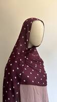 Hijabs musulmans imprimés en modal doux et respirant, foulard léger à pois, châle de luxe infroissable pour femmes musulmanes