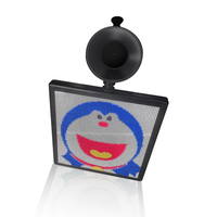 Pantalla LED P3 de 64*64 puntos para coches, tablero de expresión Digital, aplicación programable, pantalla LED personalizada para coche
