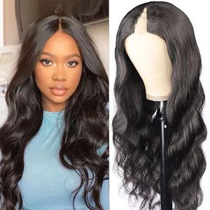 Peluca de encaje transparente 360 sin procesar V Parte cabello humano onda del cuerpo HD pelucas de encaje vendedores Peluca de encaje completo para mujeres - Product Image 2