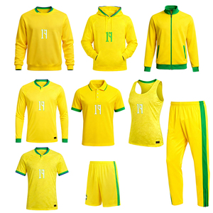 カスタム昇華サッカーユニフォーム、サッカーチームユニフォームセット、通気性のあるポリエステル速乾シャツ、サッカーセット、OEM - Product Image 1