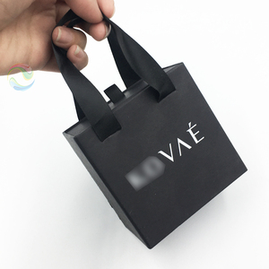 Vente en gros de boîtes-cadeaux personnalisées en carton noir avec logo blanc Offre Spéciale cravate pour hommes rigide UV Fashion Style Commande minimum 100 pièces - Product Image 3