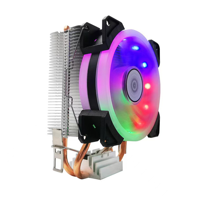 OEM/ODM LGA1700 CPU Air Cooler 1200 Low Noise 2 Heatpipes Fluid Bearing Copper & Aluminum Heatsink for Computer Case