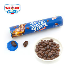 Campione gratuito cola jelly bean tubo di carta imballato commercio all'ingrosso jely di fagioli halal certificato di caramelle morbide - Product Image 1