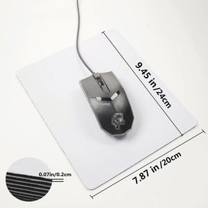 Tapis de souris vierges en néoprène pour sublimation, format personnalisé, transfert de logo, impression par presse à chaud, tapis de souris vierges en caoutchouc imprimé - Product Image 6