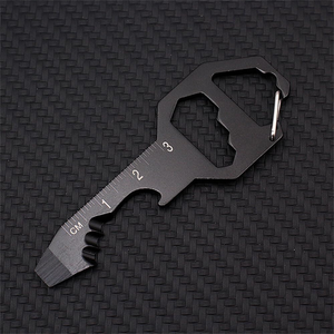 Stainless Steel Keychain <b>Spanner</b> Hex Wrench Multifunction Camping Outdoor Survive <b>Tools</b> Bottle Opener EDC Multitool - Product Image 3