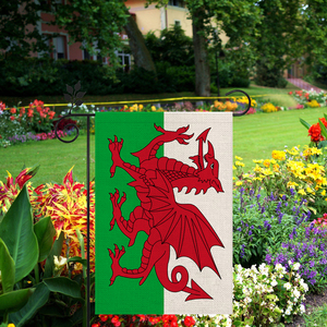 La décoration d'atmosphère unique de drapeau de jardin de cour du pays de Galles peut être adaptée aux besoins du client 18*12 dedans - Product Image 2