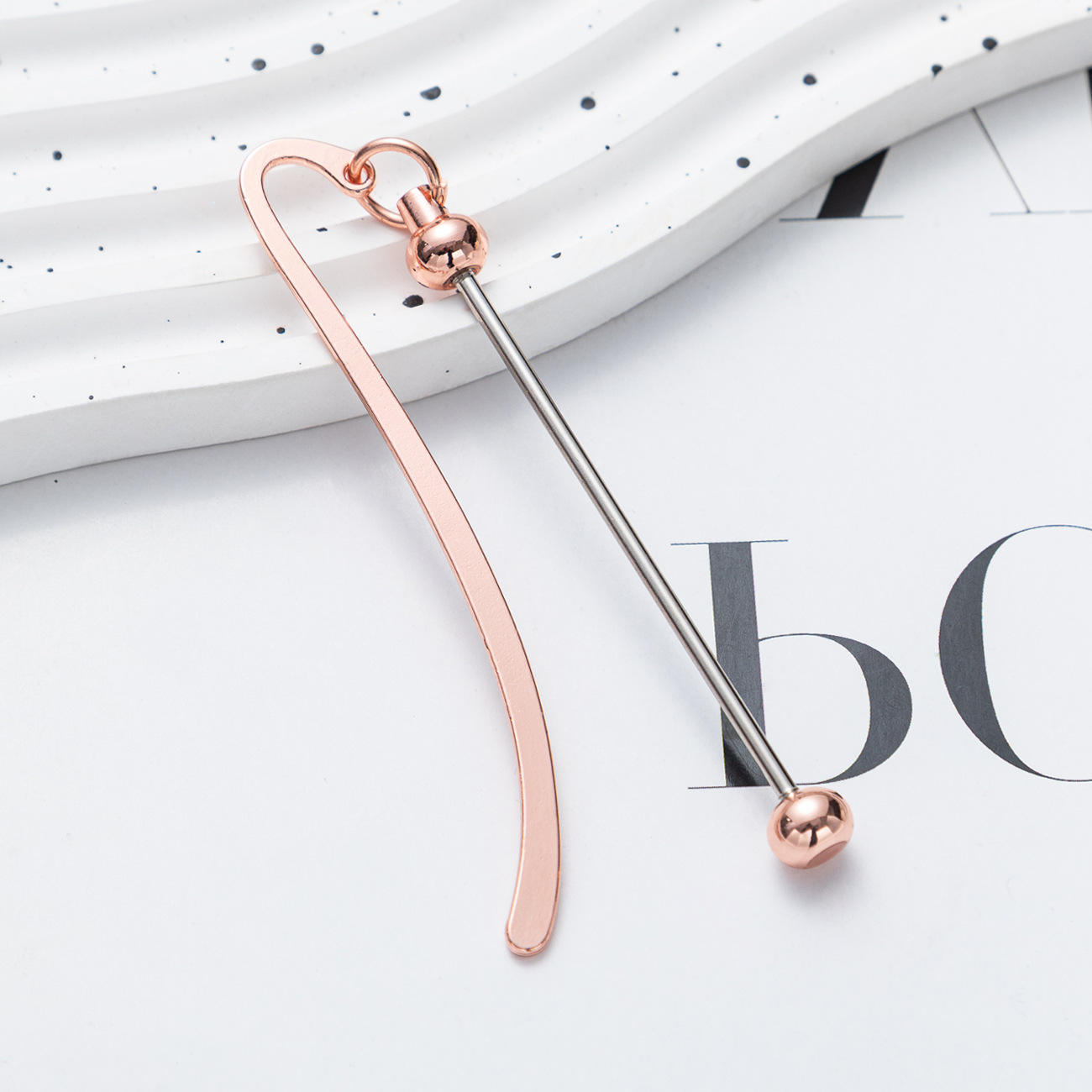 Electroplated rose gold