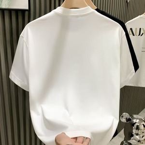 T-shirt da <span class=keywords><strong>uomo</strong></span> in cotone 2025, moda estiva, a maniche corte, con stelle e strass, di tendenza, di nicchia, a <span class=keywords><strong>mezza</strong></span> <span class=keywords><strong>manica</strong></span> - Product Image 5