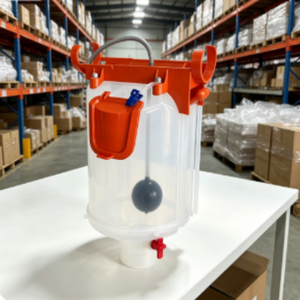 Distributeur automatique de nourriture pour truies 6L 8L avec tasse doseuse pour système de gestation et d'accouchement - Product Image 1