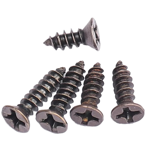 2.5*8mm Bronze Cross Head Stainless Steel Screws Metric Measurement System