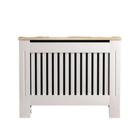 Meubles de salon en MDF peint Style nid d'abeille couleur blanche Couvercle de radiateur en bois