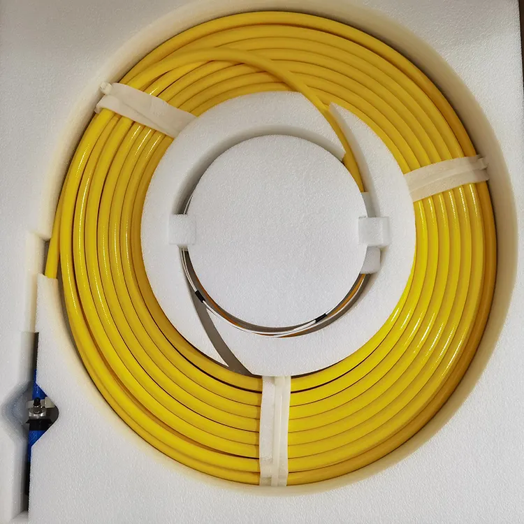 Cabo amarelo óptico de fibra de energia de alta potência, personalizado para fonte de ipg raycus max jpt reci lazer 50um/100um