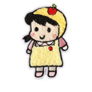 Patch brodé auto-adhésif, motif dessin animé mignon, personnage anime fille garçon, pour décoration de coque de téléphone, chaussures, chapeaux et vêtements - Product Image 5