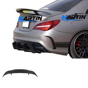 <span class=keywords><strong>Mercedes</strong></span>-Benz <span class=keywords><strong>W117</strong></span> CLA220 260CLA45 Kit Carrozzeria Modificato in Fibra di Carbonio: Labbro Anteriore, Minigonne Laterali, Labbro Posteriore, Spoiler - Prodotto in Cina OLIVER - Product Image 2