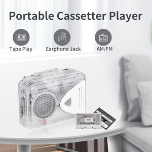 Lecteur de cassette portable personnalisé, magnétophone rétro, radio FM AM, lecteur audio stéréo HiFi, appareil musical nostalgique, convertisseur MP3 - Product Image 2