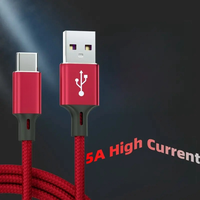 Câble de charge rapide 5A Type-C 1,5 m USB-C vers USB-A pour iOS, ordinateurs, smartphones, tablettes, écouteurs, synchronisation des données - Vente flash