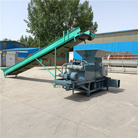 Presse à balles mobile hydraulique à deux cylindres pour paille, pour fermes sans alimentation triphasée