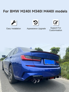 Sypes Auto Uitlaatpijp Voor Bmw G20 G21 G23 G42 M240i M340i M440i Upgrade Koolstofvezel Uitlaat Tip <span class=keywords><strong>M</strong></span> Prestatie Quad Demper Tip - Product Image 2