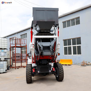 เครื่องผสมปูนฉาบแบบเคลื่อนที่ ยี่ห้อ Yaweh ขนาดเล็ก ใช้ไฟฟ้าและดีเซล ติดตั้งแบบ 3 จุด พร้อมเกียร์พินชั่น สำหรับรถบรรทุก พร้อมท่อปั๊ม - Product Image 5