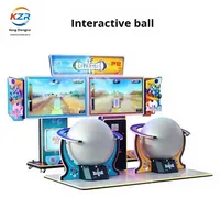 Machine de jeu d'arcade interactive parent-enfant avec boule roulante, 2 joueurs, à partir de 6 ans, divertissement, bataille, boule magique à pousser