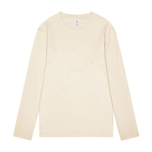 เสื้อยืดแขนยาวผ้าคอตตอน100% ทรงหลวม<span class=keywords><strong>5XL</strong></span> เสื้อเปล่าสำหรับผู้ชายสินค้าออกใหม่ MTL2025ออกแบบได้ตามต้องการ - Product Image 5