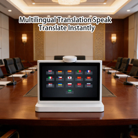 Dispositif de traduction intelligent 7 en 1 de 10,1 pouces avec double écran tactile LCD, traducteur vocal commercial IA en temps réel pour bureau