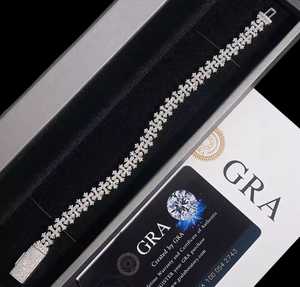 Pulsera de Plata 925 con Cruz de Moissanita, Bañada en Rodio, Estilo Bohemio, Engaste de Garras, Corte Brillante, Joyería Unisex para Bodas y Fiestas - Product Image 6