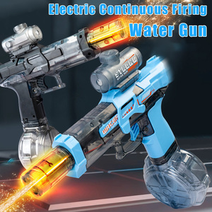 Pistolet à eau électrique automatique rechargeable en plastique pour enfants, idéal pour les jeux de plage et de piscine en extérieur – Nouveauté été 2025 - Product Image 2