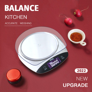 Balance de cuisine numérique DSP 5 kg avec écran LCD rétroéclairé pour la pâtisserie domestique - Product Image 3