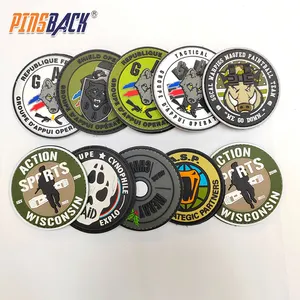 Aangepaste Rubber Badge Patch Gemaakt Naaien Patch Designer Rubber Logo Pvc Patches Voor Kleding Label