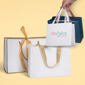 Wholesale Luxury Custom <strong>logo</strong> <strong>Printed</strong> Cosmetic Jewelry Wedding Boutique Gift pink <strong>Paper</strong> Shopping <strong>Bag</strong> <strong>with</strong> Handles - Product Image 3