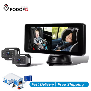 Caméra de voiture pour bébé Podofo 6,86 pouces pour siège arrière, installation facile, vision nocturne, moniteur vidéo pour bébé dans la voiture, fabricant leader de produits pour bébés - Product Image 1