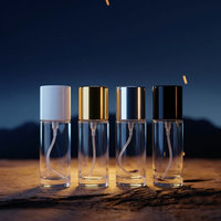 Flacon de parfum cylindrique de luxe personnalisé Mingsheng, en verre rechargeable, 20ml, 30ml, 50ml, flacon de parfum à vaporiser, fabricant