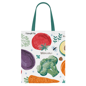 Bolsas de lona con estampado de calidad, bolsa de compras ecológica de reciclaje de algodón 100% - Product Image 1