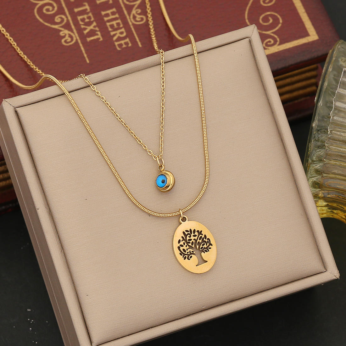 Shop Our Sample Design Gold Plated Stainless Steel Necklace