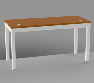Bureau debout moderne en métal à moteur unique et quatre pieds, réglable en hauteur, pour le bureau et l'utilisation informatique - Product Image 4