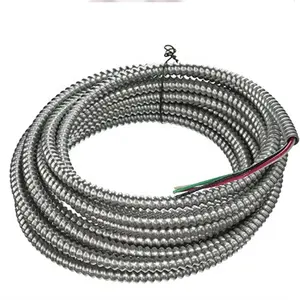 MC армированный/армированный кабель bx 12/2 гибкий армированный кабель металлический плакированный кабель 12/2 10/2 14/2