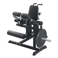 Équipement de gymnastique Machine de presse de jambe chargée de plaque d'extension et de boucle de jambe multifonctionnelle assise commerciale