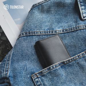 TILONSTAR TGBC100 Cartera Delgada y Portátil con Diseño Plegable para Tarjetas de Identificación y Bancarias, Tarjetero de Cuero Nappa para Tarjetas de Crédito y de Presentación - Product Image 6