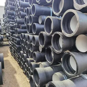 Water Pressure Ductile Iron Grey Pipe Round En545 Dn800 With Cement Lining