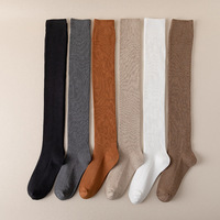 Haute Qualité Lisse Compression Personnalisée Sans Couture Femmes Bambou Robe Chaussettes Doux Personnalisé En Gros Cuissardes Chaussettes En Bambou