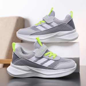 Scarpe da ginnastica Cema all'ingrosso economiche per <span class=keywords><strong>bambini</strong></span>, in mesh, estive, primaverili, traspiranti, leggere, nere, uniformi, da <span class=keywords><strong>atletica</strong></span>, da corsa per ragazzi - Product Image 2