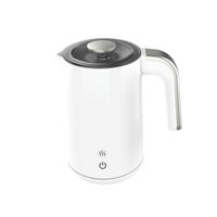 Bouilloire électrique et chauffe-lait 2-en-1 minimaliste, mini chauffe-eau portable avec commande à une touche pour la maison et le bureau