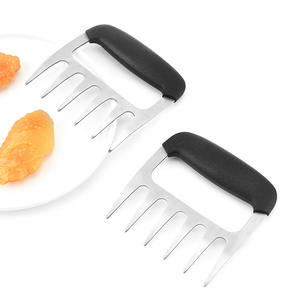 Fourchette à viande en acier inoxydable pour déchiqueter et attendrir la viande rôtie, poulet, barbecue, outil de ménage de la viande, fabriqué à Yangjiang - Product Image 1