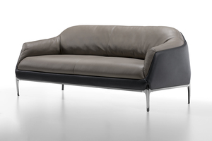 Ensemble de mobilier de réception de bureau moderne en cuir, modulaire, extensible, commercial, artistique, minimaliste, style chinois, pour les visiteurs - Product Image 5
