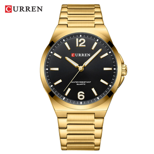 CURREN 8493 Men's Quartz Watch 3ATM Waterproof Steel Strap Wristwatch Fashion Luminous Gift <b>Clock</b> Reloj Hombre - Product Image 2